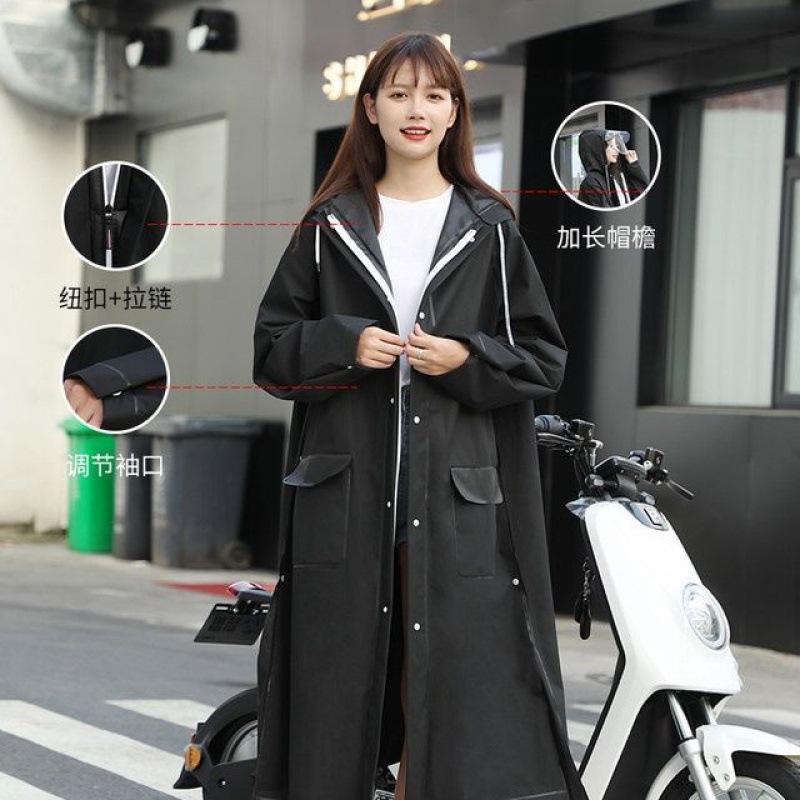 Electric Bike Raincoat Wholesale Long Body Rainproof Single Men and Women Body Adult Summer Bicycle Battery Car Poncho