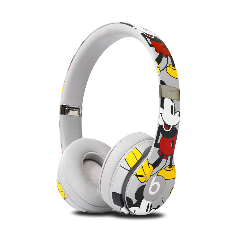 beats solo3 wireless米奇布朗熊solo3耳机头戴式降噪魔音pro适用