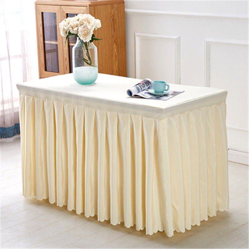 桌裙16种尺寸16种颜色会议桌布饮会展活动办公桌罩长方形红色桌套