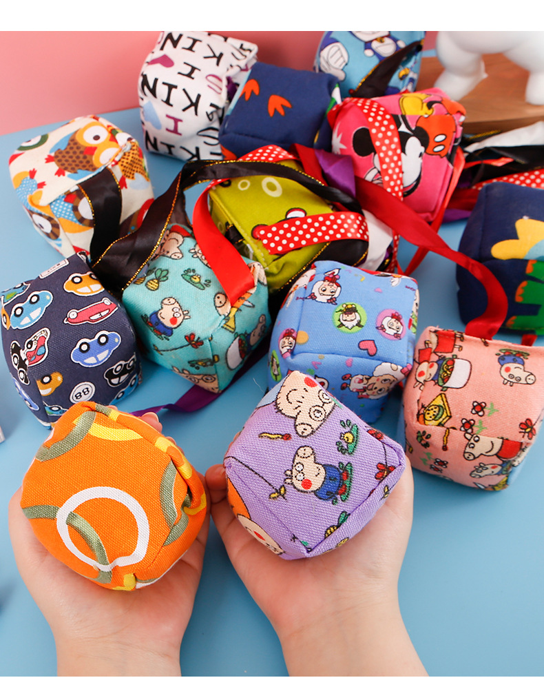 带绳沙包吊式儿童丢沙包投掷手工扔沙包幼儿园小学生体育课训练用