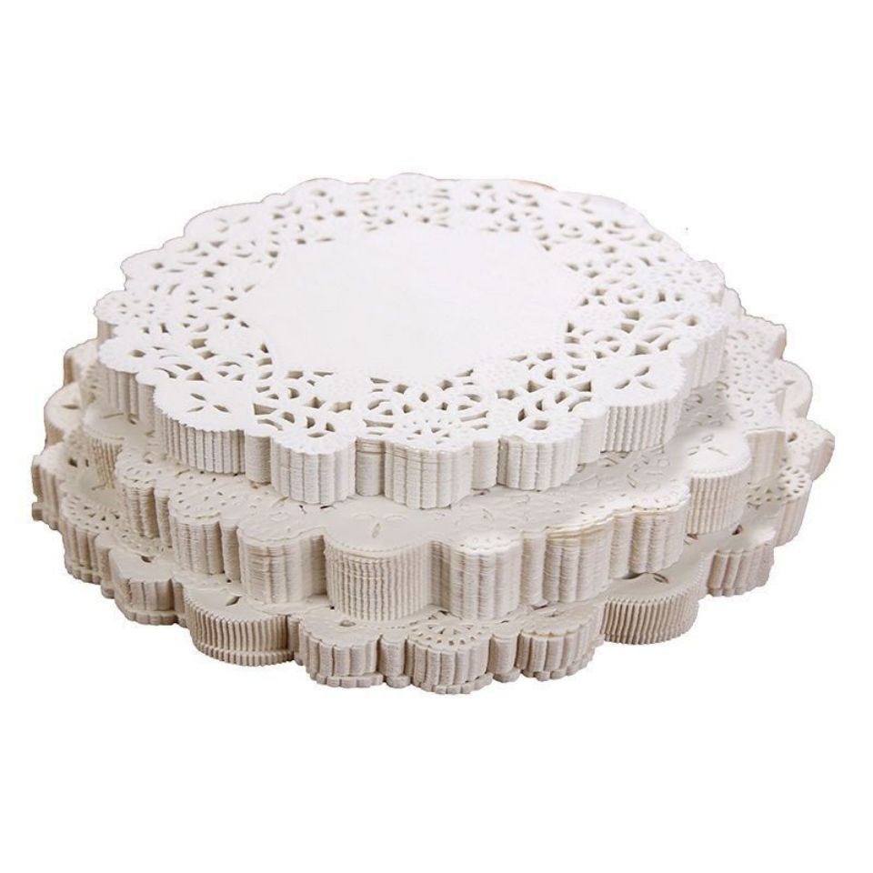 花底纸 圆形花纸 吸油纸烘焙用纸厨房花垫纸披萨纸 花边纸垫盘纸