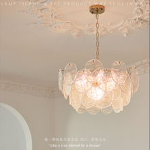 灯岛 意大利风格中古玻璃吊灯 北欧现代简约轻奢设计师卧室客厅灯