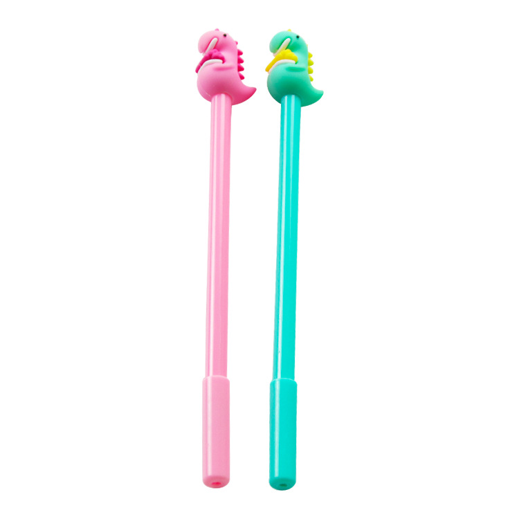 Creative Dinosaur Gel Pen Cute Student Prize Gift Animal Modeling Ball Pen Office Stationery Signature Pen Wholesale