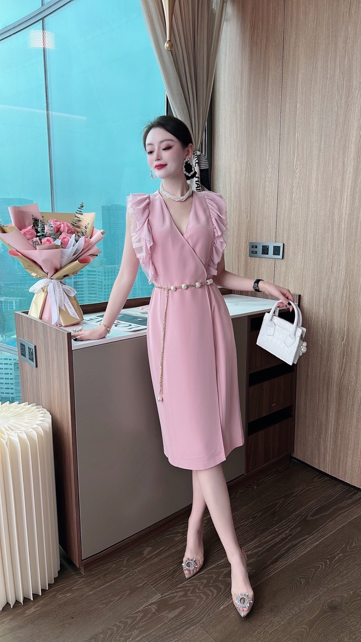 南油夏季新款醋酸反做拼接真丝欧根纱气质高雅连衣裙