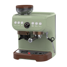 多功能咖啡豆研磨咖啡机一体机 半自动意式浓缩咖啡机OEM贴牌生产