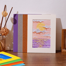 卡纸质画框简易装裱油画棒美术水粉水彩画a4作品支架相框8k可挂墙