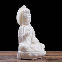 陶瓷德化白瓷南海观音菩萨佛像神像家用佛摆件观世音菩萨像