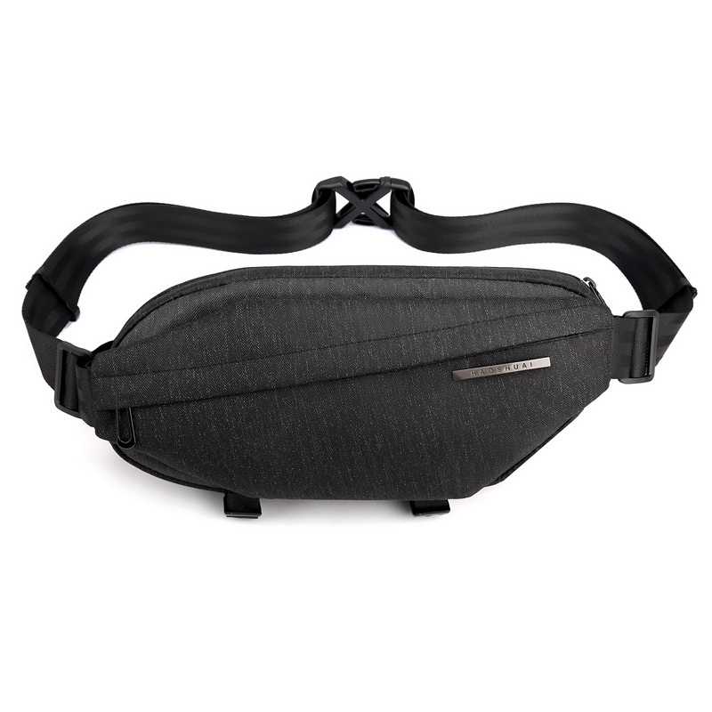 厂家跨境男士腰包跑步运动手机包潮牌胸包挎包休闲小背包单肩男包