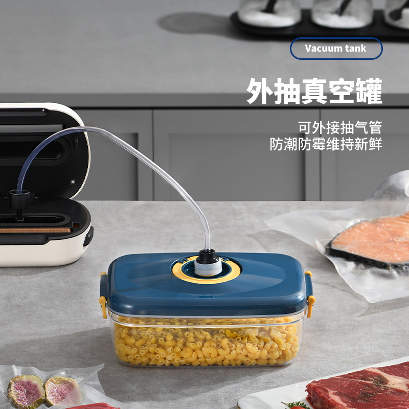 Vacuum Sealing Machine Food Sealer Sealing Machine Household Full-Automatic Vacuum Packaging Machine Small Vacuum Machine Commercial