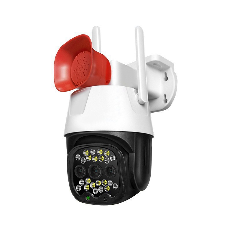 v380报警监控摄像头室外手机远程无线wifi高清夜视喇叭球机 a7