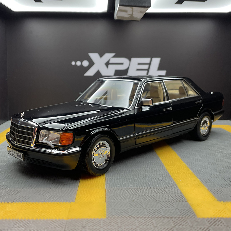 适用诺威尔1:18 奔驰560sel w126 第六代s 1989合金全开汽车模型
