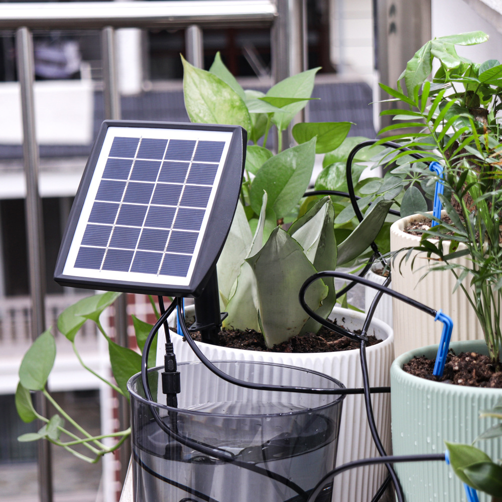太阳能滴灌系统自动定时浇花器家庭园艺智能浇水神器阳台菜园盆栽