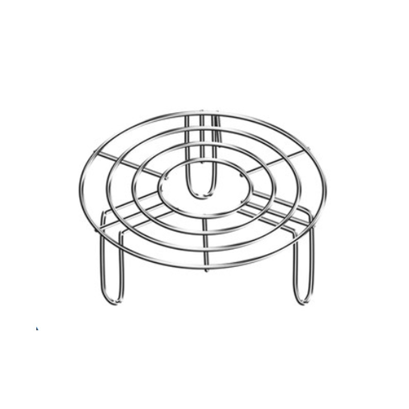 不锈钢蒸架 304家用隔水三脚锅架蒸馒头厨房高脚蒸格蒸鱼架子定制