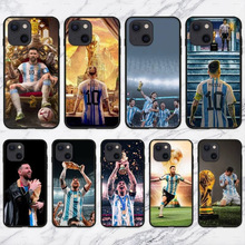 适用iPhone15promax阿根廷世界杯足球梅西手机壳Messi phone case