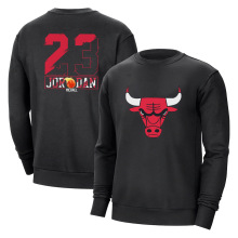 公牛队23乔帮主罗德曼91皮蓬33罗斯连帽卫衣欧美潮流休闲篮球秋冬