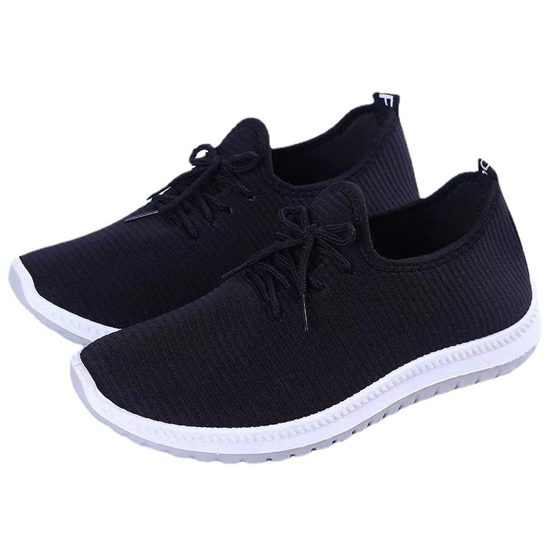 Shoes Slip-on Men's and Women's Wear-Resistant Spring and Autumn Shoes in Stock Walking Middle-Aged and Elderly Non-Slip Same Style Walking Cotton-Padded Shoes