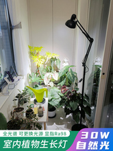 JZS5 30W植物补光灯夹子射灯全光谱热带绿植生长灯落地灯