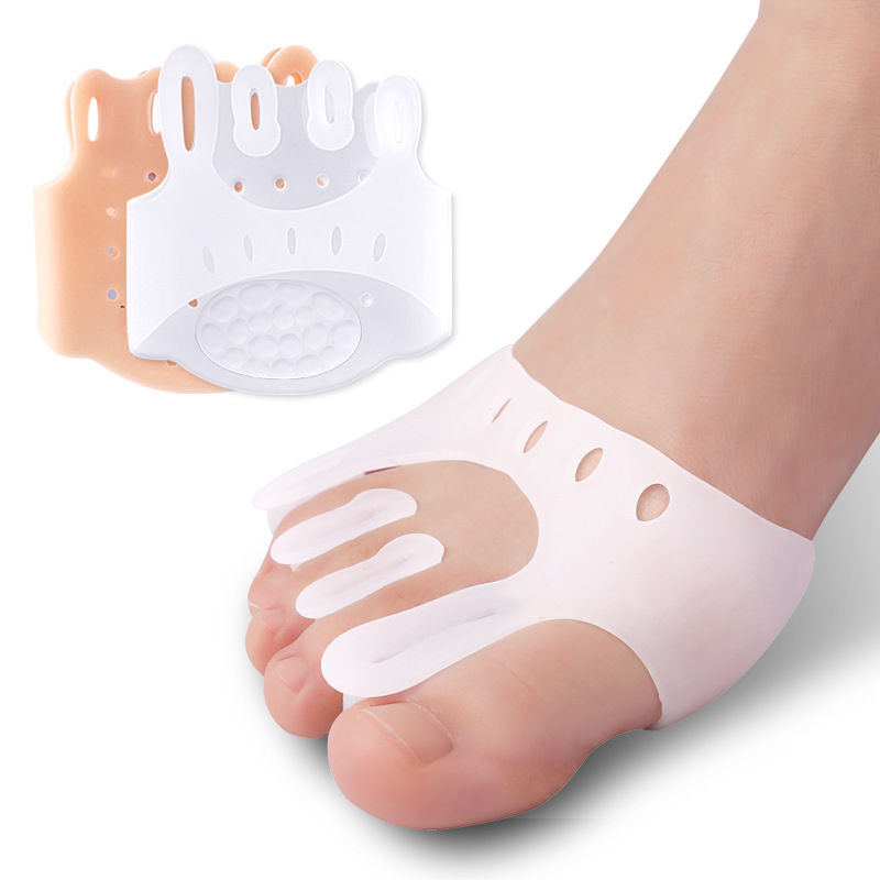 Hallux Valgus Toe Overlapping Comb Toe Correction Split Toe Pad Half Insole Forefoot Care