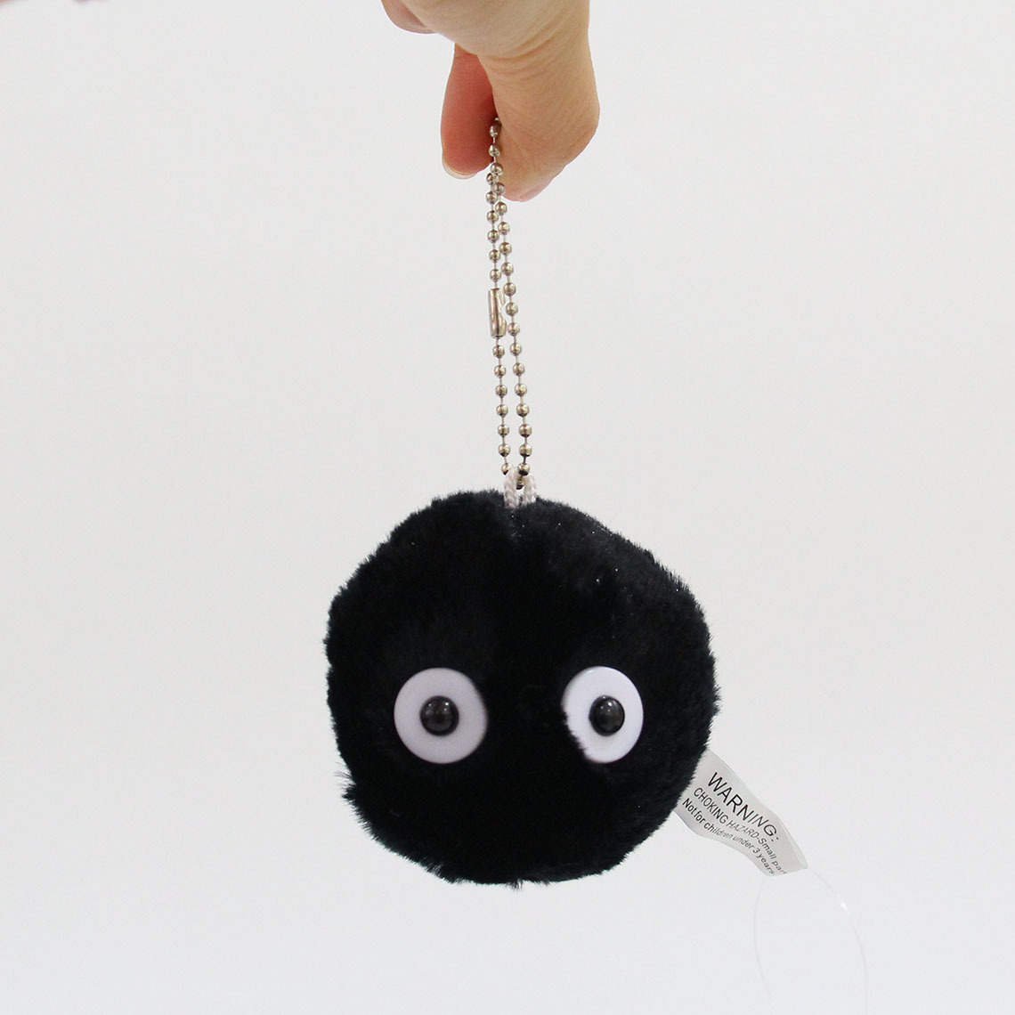 可爱毛绒玩具煤球黑炭龙猫周边挂件动漫卡通包包玩具活动礼品批发