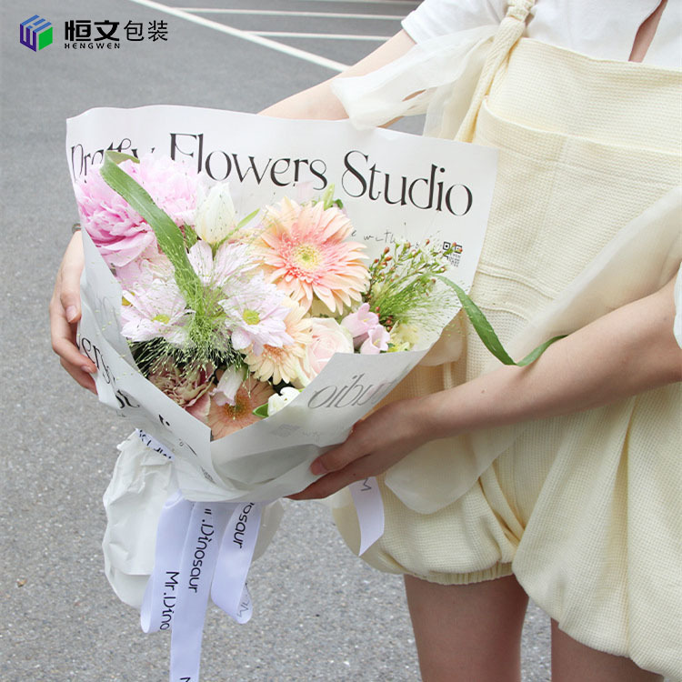 ins简约网红纸花艺包花纸母亲节花束纸 鲜花包装纸花店用品批发