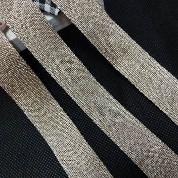 2cm裤侧边织带侧边金银织带 内包边滚边条布织带卫衣 金丝针织带