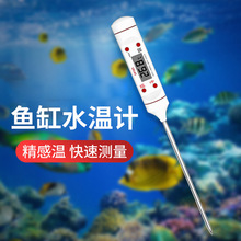 鱼缸温度计高精度测水温计养殖水族专用电子数显探针式龟缸测量计