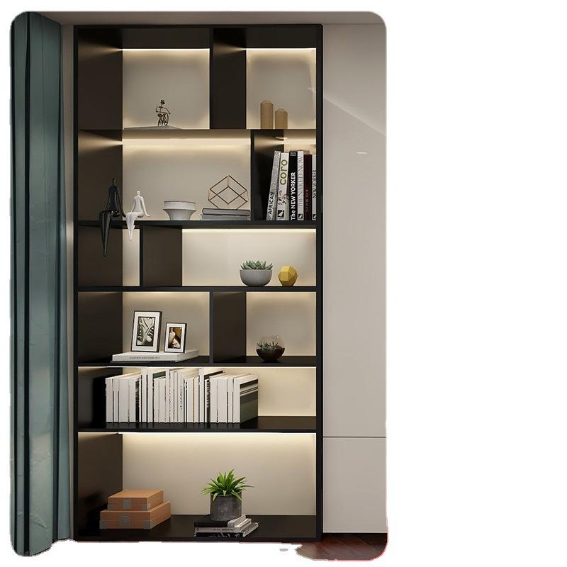 轻奢不锈钢壁龛金属装饰电视柜书柜展示柜客厅背景墙储物柜电视柜