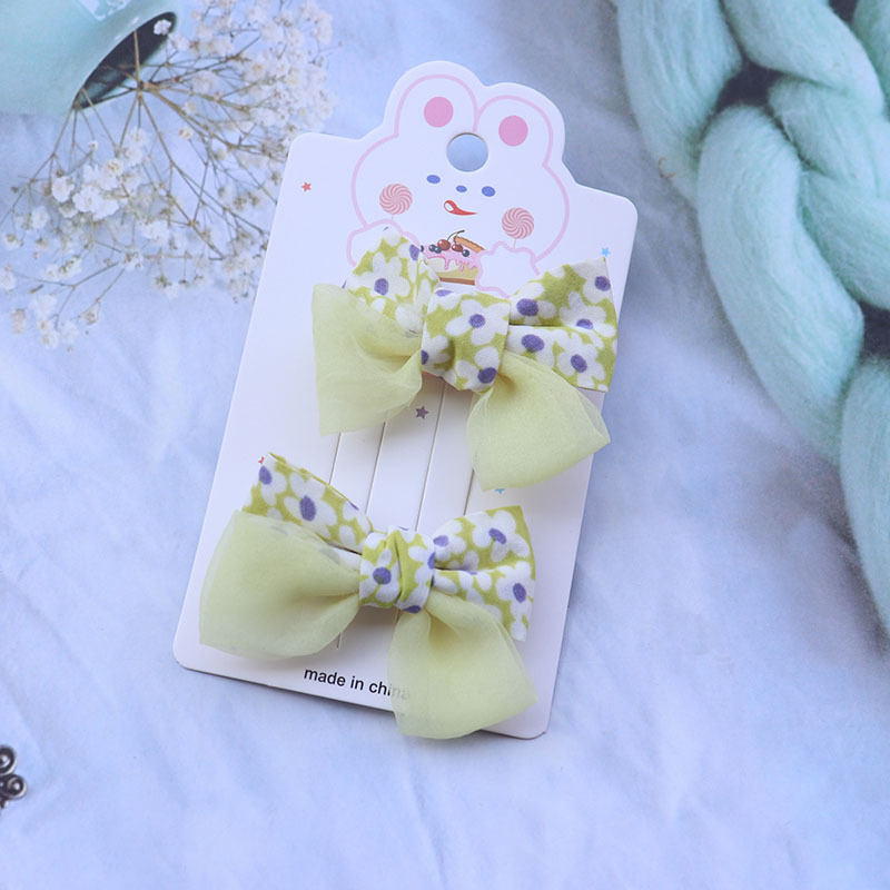 New Twist Waist Print Children's Bow Barrettes Girl's Hairpin Hair Accessory Clips Cute Baby Girl Princess Headdress