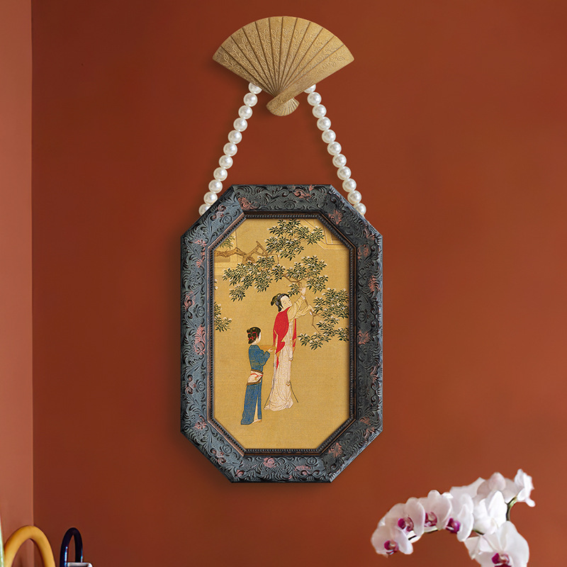 《汉宫春晓图》法式中国风复古客厅装饰画新中式书房玄关中古挂画