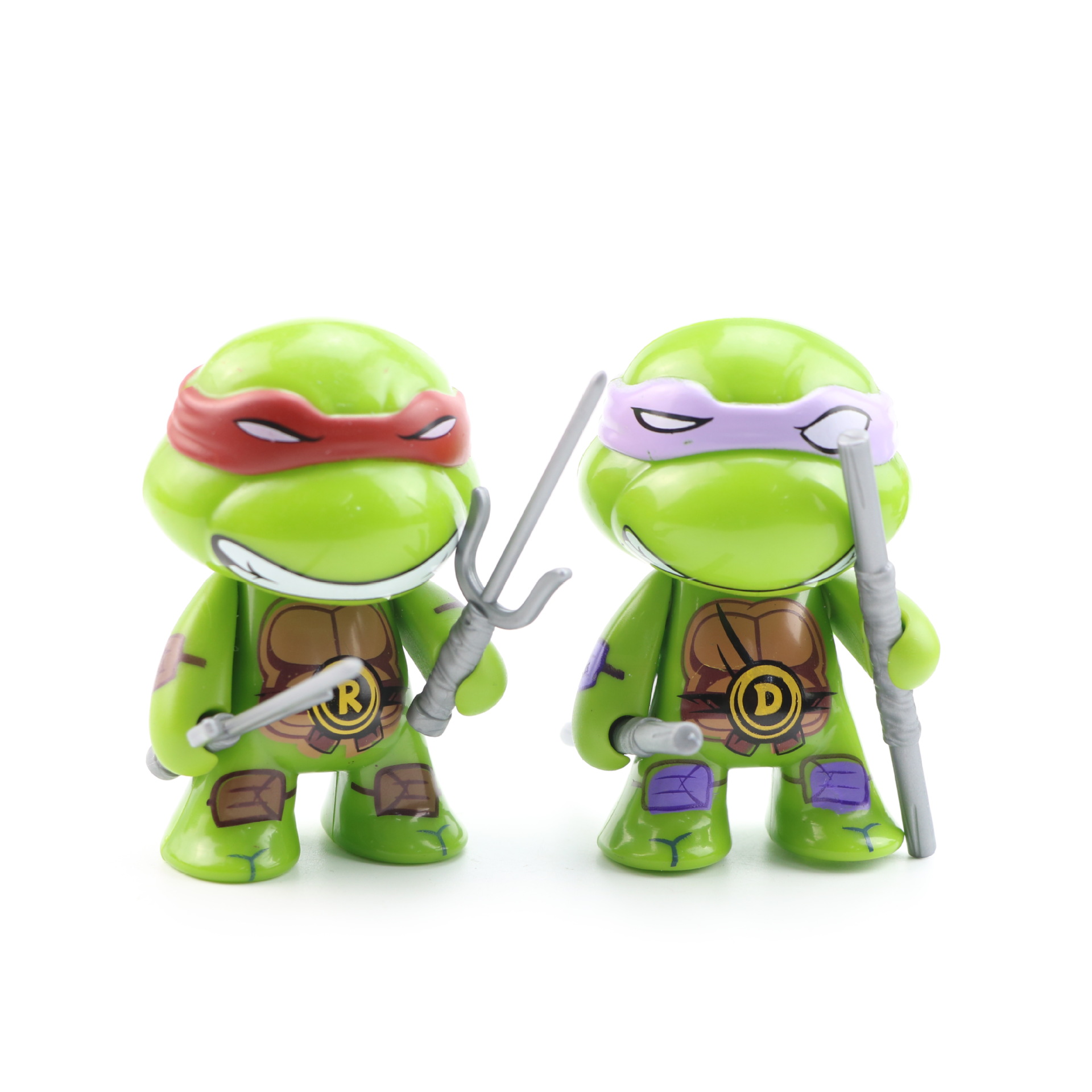 抖音热款4款q版忍者神龟大电影周边公仔模型摆件车载蛋糕装饰品