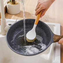 A2997厨房清洁洗锅刷不沾油不脏手长柄锅刷洗锅清洁刷洗碗刷锅