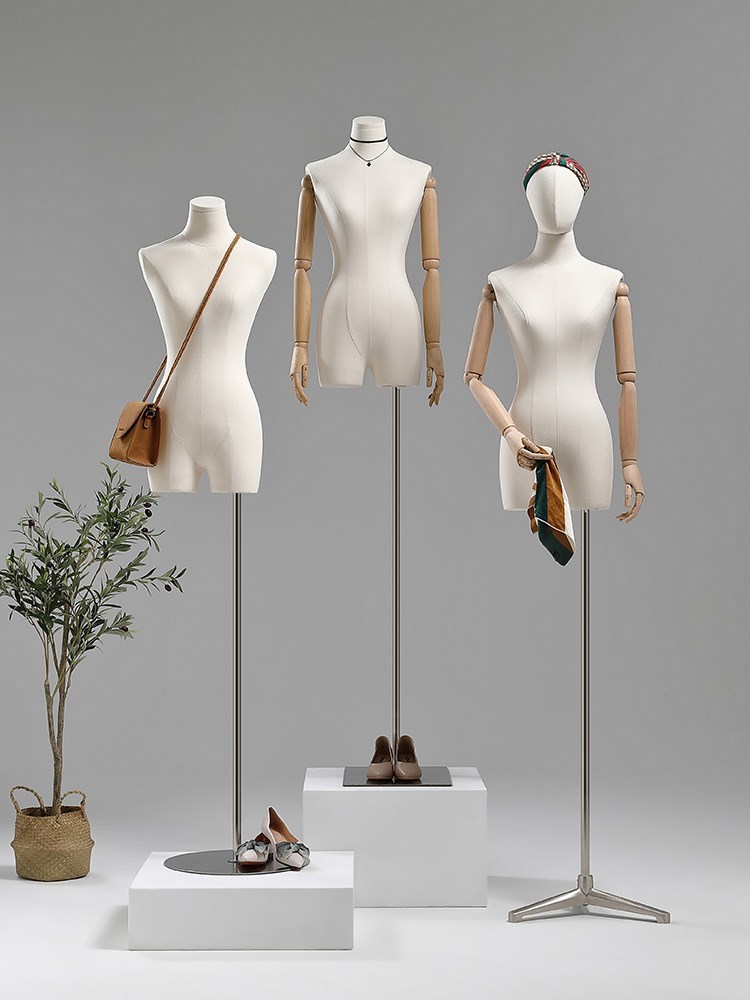 时尚韩版小胸锁骨模特道具女装人台全身人体服装店模特架子展示架