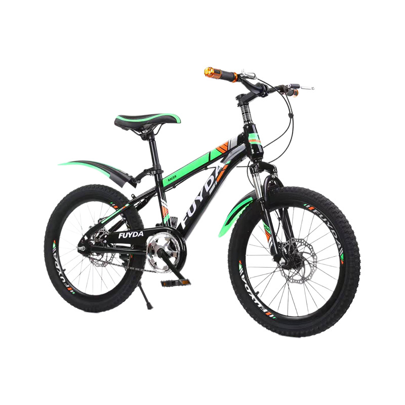 Customized Foldable Hard Frame Single Speed Integrated Wheel Double Disc Brake Children's Mountain Bike Chain Ordinary Pedals Bicycle
