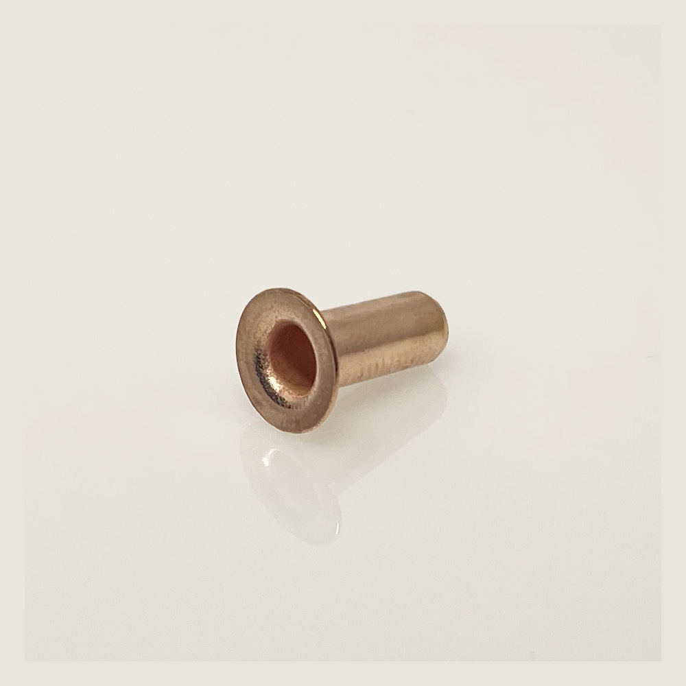 【免费寄样】4x10mm铁皮拉伸铆钉 离合器摩擦片铆钉 黄铜空心铆钉