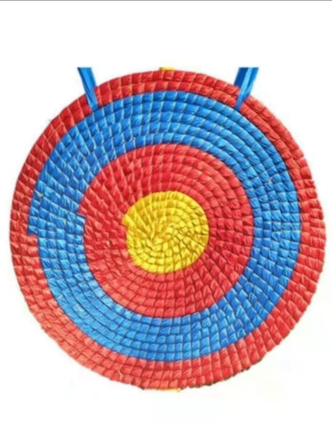 纯手工稻草编织箭靶草编仿古箭靶子四色草编织箭靶子射击靶子