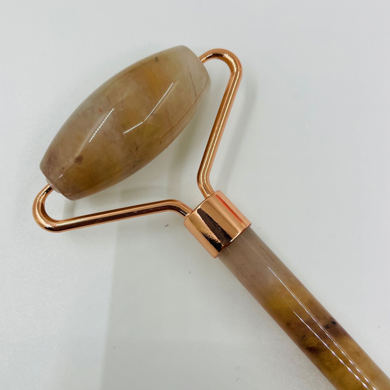 玉石滚轮按摩器系列批发紫罗兰水晶批发定做天然石滚轮饰品批发