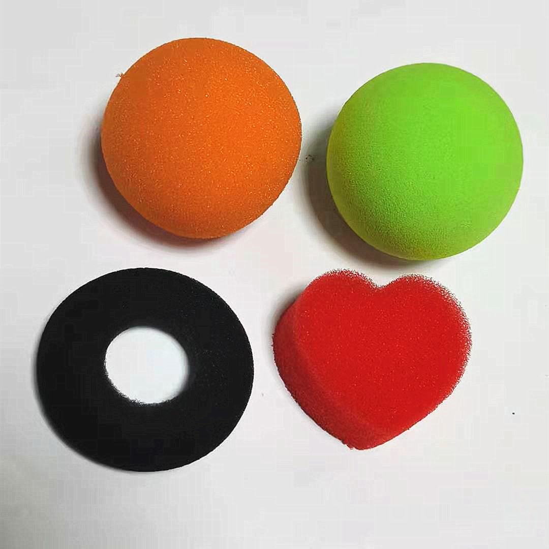 加工各种圆形海绵 高密度异形海绵 慢回弹记忆海绵 耳机耳罩海绵