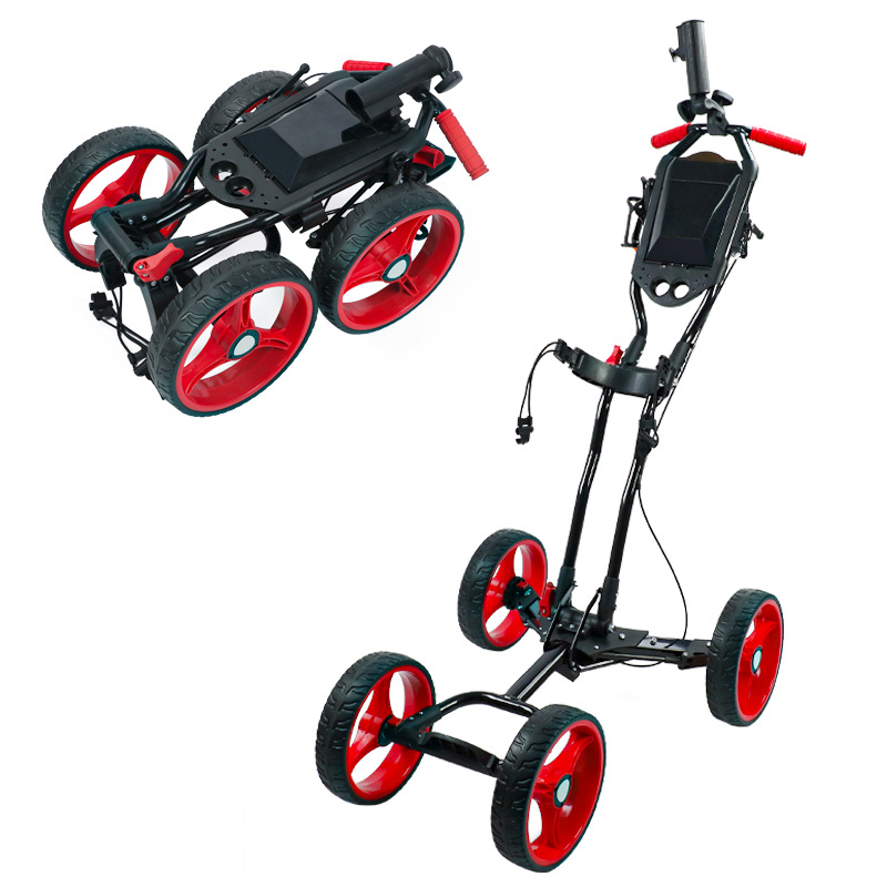 Factory Wholesale Trolley Foldable Storage Hand Buggy Golf Charter Golf Tricycle Golf Four-Wheel Golf Tricycle