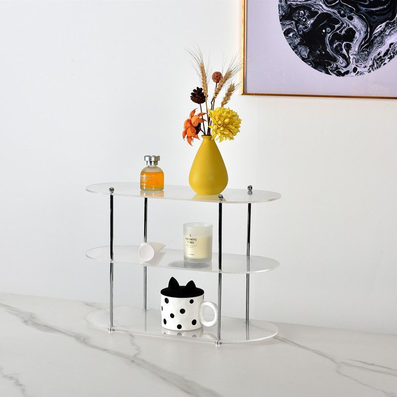 INS Style Storage Rack Acrylic Shelf Bathroom Countertop Cosmetics Display Multi-Layer Coffee Cup Holder