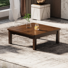 L7炕桌方桌正方形饭桌飘窗榻榻米小桌子实木家用床上桌楠竹茶几矮
