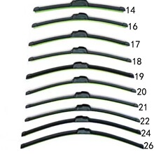 汽车通用一代无骨雨刮器雨刷片汽车雨刷器批发U型雨刷片批发