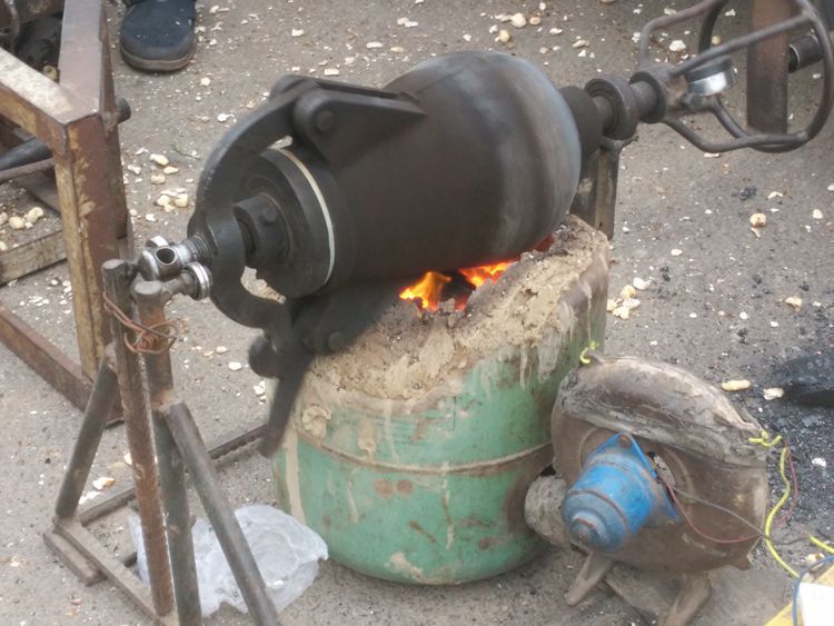 老式传统手工炭炉爆米花免邮玉米花500g苞米花80 90怀旧零食包邮
