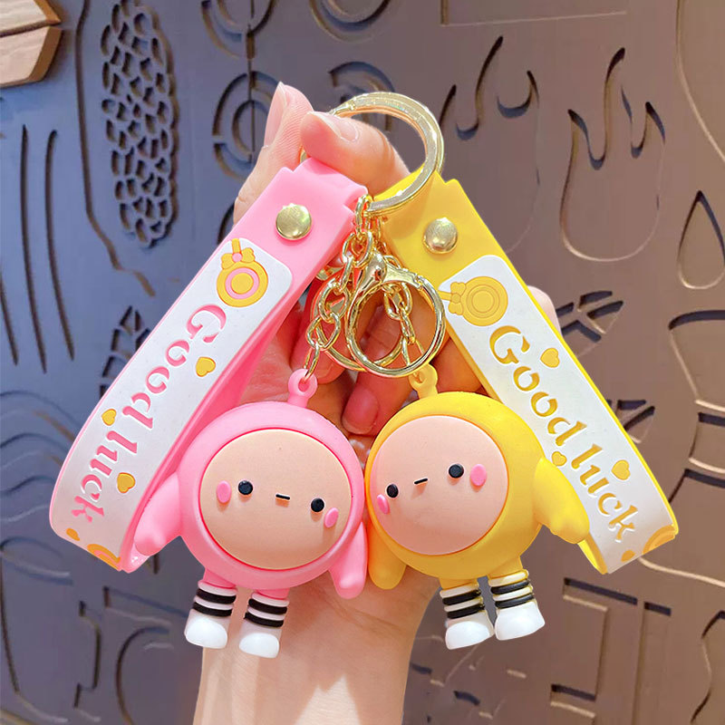 创意游戏仔仔派对公仔钥匙扣汽车挂饰卡通情侣汽车包包挂件小礼品