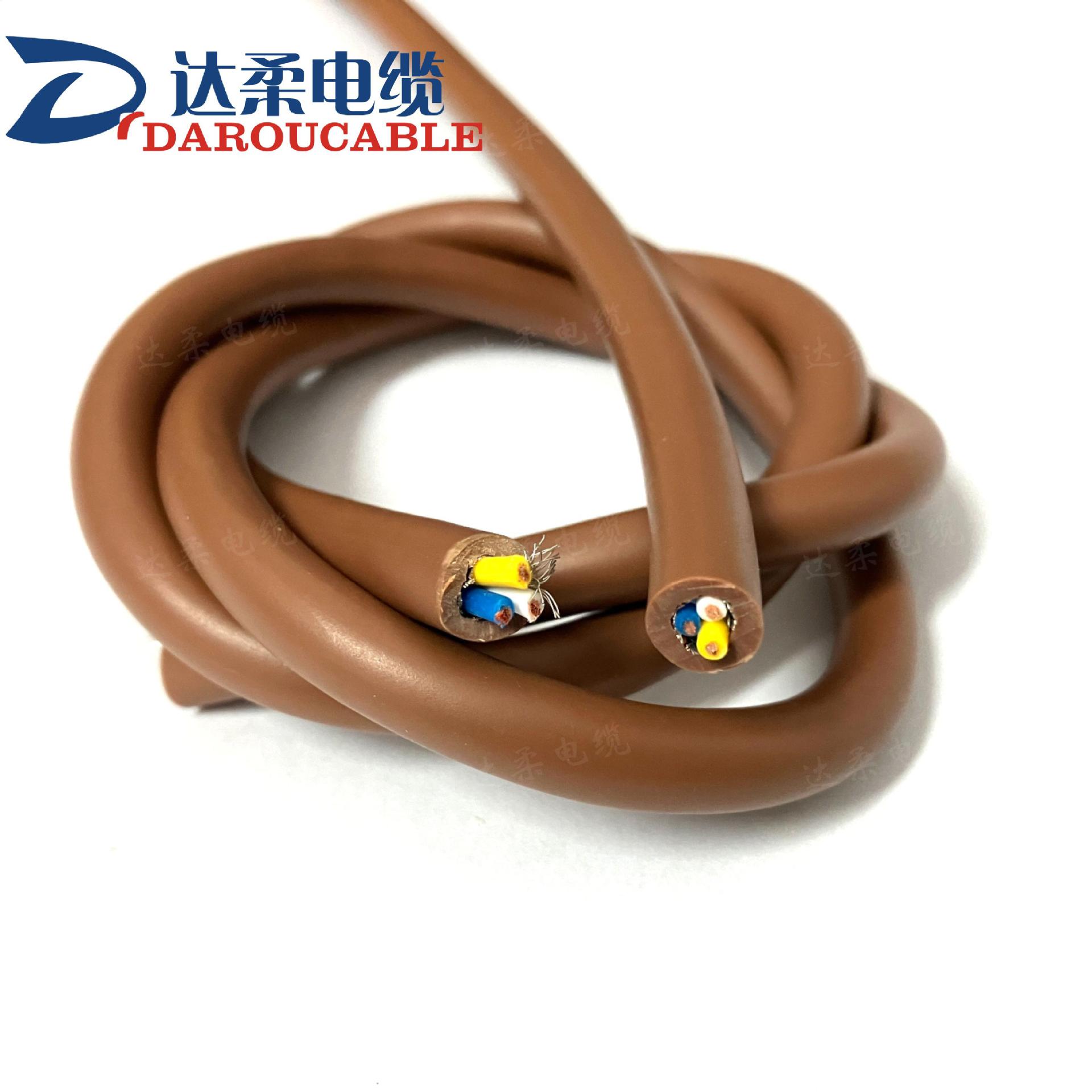 达柔牌CC-Link现场总线3芯20AWG双屏蔽通讯电缆高柔拖链抗干扰