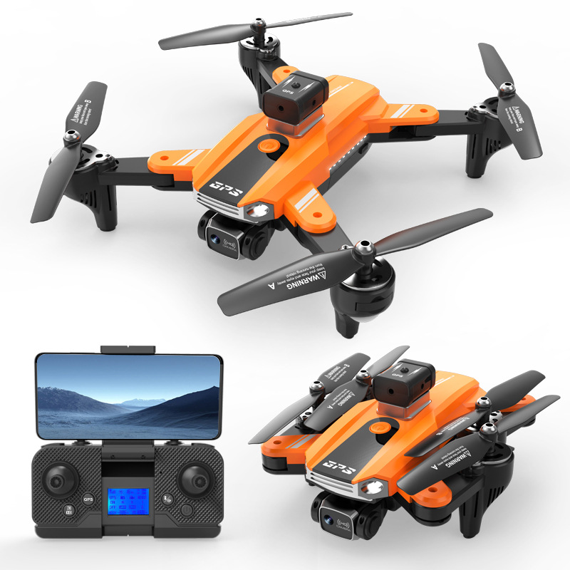 S6 Cross-Border Drone for Aerial Photography Folding 4K HD Dual-Camera Remote Control GPS Toy Children's Aircraft Four-Axis Aircraft