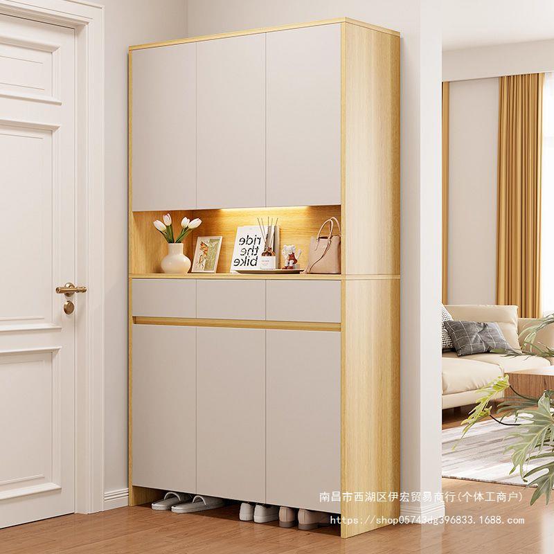 新款鞋柜家用门口靠墙入户玄关柜防尘容量鞋架简易鞋子收纳柜