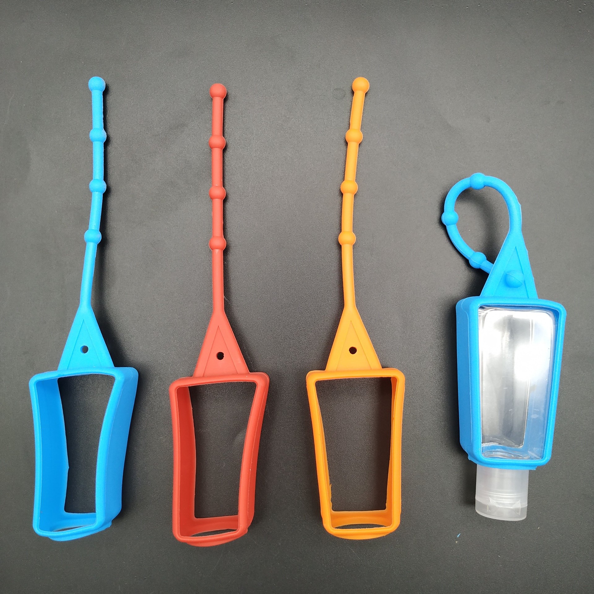 洗手液硅胶瓶套 硅胶香水瓶套礼品定制30-60ml汽车挂式消毒水瓶套