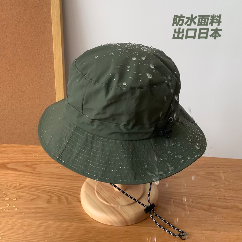 Waterproof Bucket Hat Storage Bag Bucket Hat Summer Thin Quick-Drying Outdoor Alpine Cap Men's Sunhat Children