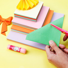 批发儿童手工彩纸正方形千纸鹤折纸15厘米彩纸手工卡纸幼儿园手工