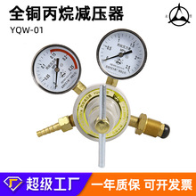 YQW-01丙烷减压器丙烷表减压阀临海市压力表厂永坚煤气表全铜精品